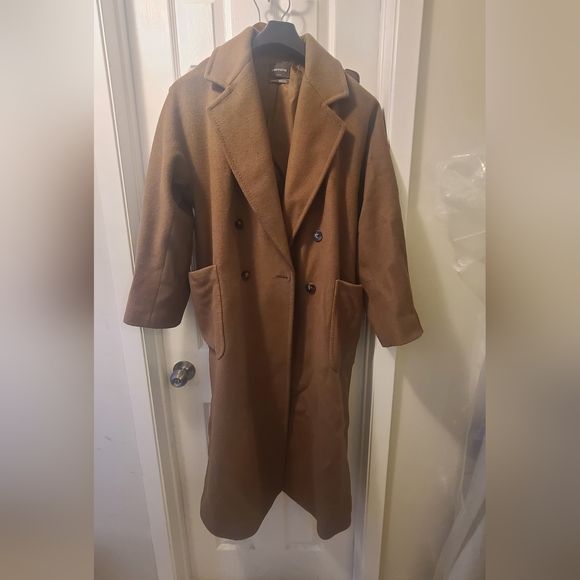 Simons Oversized Recycled Wool Overcoat - Picture 7 of 7